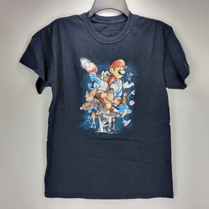 Ratchet Clank Jak Daxter Earthworm Jim Mario Vintage Video Game Shirt Mens Small